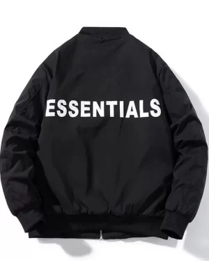 New Black Essentials Relaxed Hoodie