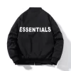 New Black Essentials Relaxed Hoodie