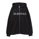 Black Essentials Hoodie
