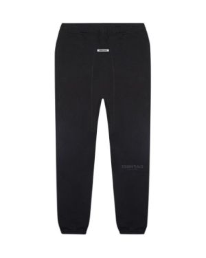 Essentials Fleece Oversized Black Sweatpants