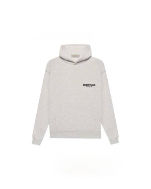 Essentials Pullover Light Oatmeal Hoodie