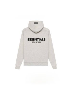 Essentials Pullover Light Oatmeal Hoodie