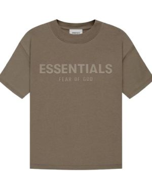 Essentials Unisex Oversized T-Shirt Brown