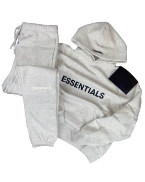 Men & Women Essentials Tracksuit Gray Color