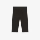 Womens Knit Rib Sport Short – Black