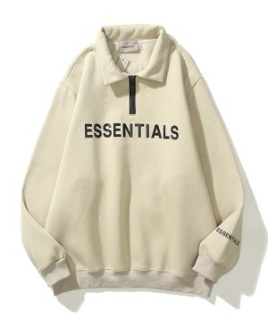 Essentials Half Zipper Carl’s Coffee Hoodie