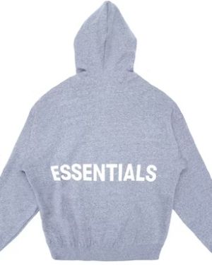 Essentials Graphic Pullver Hoodie – Grey