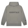 Essentials Cotton Cement Hoodie Grey