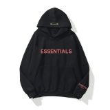 Black Oversized Latest Essentials Hoodie